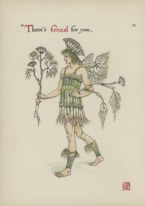Kwiaty z Ogrodu Szekspira autorstwa Walter Crane