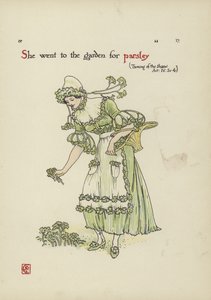 Kwiaty z Ogrodu Szekspira autorstwa Walter Crane