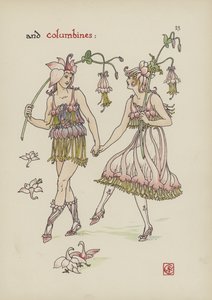 Kwiaty z Ogrodu Szekspira autorstwa Walter Crane