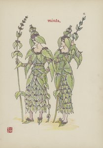 Kwiaty z Ogrodu Szekspira autorstwa Walter Crane