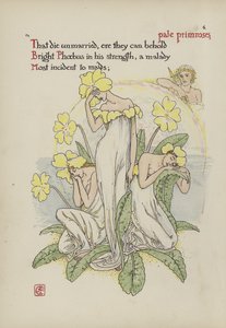 Kwiaty z Ogrodu Szekspira autorstwa Walter Crane