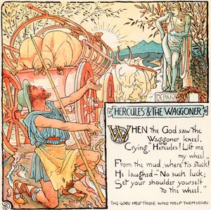 Hercules and the Waggoner, ilustracja z „Baby