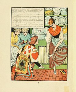 Ilustracja do bajki Kopciuszek autorstwa Walter Crane