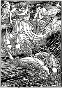 Ilustracja do Faerie Queene, c1890, 1897 autorstwa Walter Crane