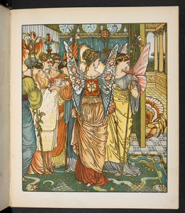 Ilustracja do Hind w drewnie. autorstwa Walter Crane