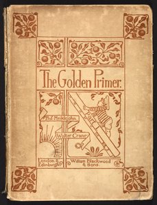 Wewnętrzna okładka „The Golden Primer”. autorstwa Walter Crane