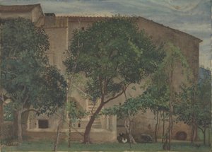 Włoski dom wiejski, 1871-3. autorstwa Walter Crane