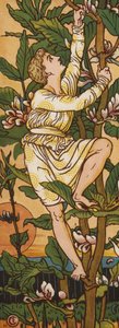 Jack i łodyga fasoli (kolor lito) autorstwa Walter Crane