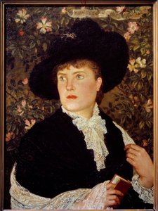 Portret Madame Walter Crane (? -1915) z domu Mary Frances Obraz Waltera Crane