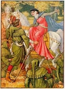 Robin Hood i Pani autorstwa Walter Crane