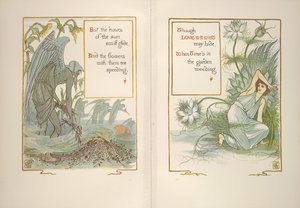 Zachód słońca i miłość we mgle autorstwa Walter Crane