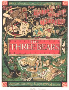 Trzy niedźwiadki (akwarela, tusz i ołówek na papierze) autorstwa Walter Crane