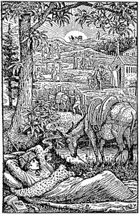 Podróże z osłem w Cevennes (Podróże z osłem w Cevennes) – Robert Louis Stevenson. wieczoru L