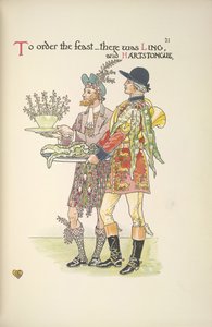 Dois servos, Ling e Hartstonguepolish autorstwa Walter Crane