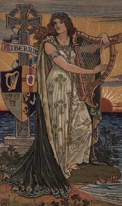 United Ireland, Kalendarz na rok 1897, wykonany dla Royal Ulster Works, Belfast autorstwa Walter Crane