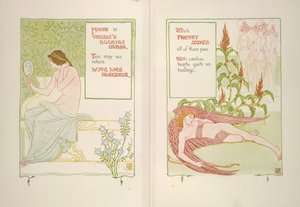 Zwierciadło Wenus i pokojówki autorstwa Walter Crane