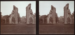 Opactwo Glastonbury, Glastonbury, Mendip, Somerset, 1913.