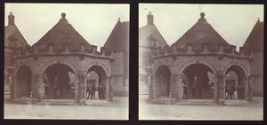 Somerton Market Cross, Market Place, Somerton, South Somerset, Somerset, 1913.