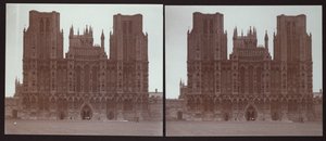 Wells Cathedral, Cathedral Green, Wells, Mendip, Somerset, 1913.