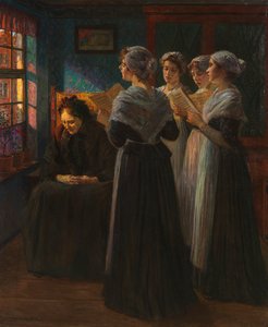 Serenada, ok. godz. 1890. autorstwa Walter Firle