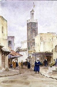 Scena wschodniej ulicy autorstwa Walter Frederick Roofe Tyndale