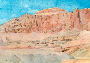 Der El-Bahri (kolorowa litografia)