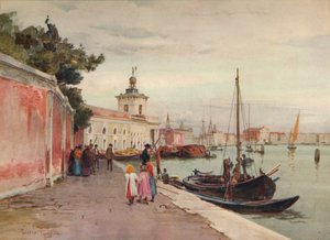 La Dogana, Wenecja, ok. 1900 1913 autorstwa Walter Frederick Roofe Tyndale