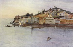 Półwysep Sestri Levante (kolor lito) autorstwa Walter Frederick Roofe Tyndale