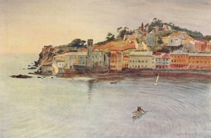 Półwysep, Sestri Levante, c1910, 1912 autorstwa Walter Frederick Roofe Tyndale