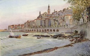 Mentone, z Garavan autorstwa Walter Frederick Roofe Tyndale