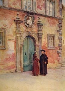 Pałac Negroni, Montepulciano, ok. 1900 1913 autorstwa Walter Frederick Roofe Tyndale