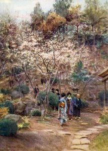 Śliwki w Atami autorstwa Walter Frederick Roofe Tyndale
