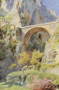 Pont St Louis (kolor lito) autorstwa Walter Frederick Roofe Tyndale