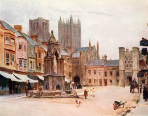 Rynek, Wells (kolor lito) autorstwa Walter Frederick Roofe Tyndale