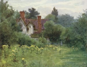 The New Forest: The Mill House, Brokenhurst (kolor lito) autorstwa Walter Frederick Roofe Tyndale