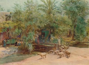 Wioska Marg, ok. 1905, 1912 autorstwa Walter Frederick Roofe Tyndale