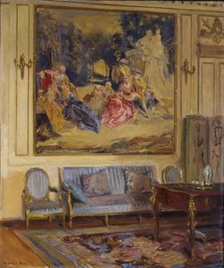 Buduar, Zamek Chaalis, 1914.