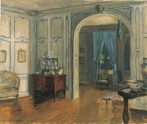 Salon Carre Villa Trianon, ok. 1910 (olej na płótnie)