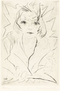 Dziewczyna, 1921. autorstwa Walter Gramatte