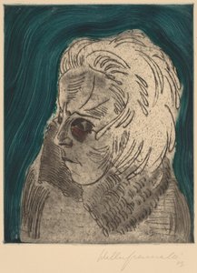 Zmęczona kobieta, Sonia Gramatté Zmęczona dziewczęca głowa, Sonia Gramatté, 1923.