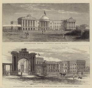 Dom Rządowy, Kalkuta autorstwa Walter Granville Smith
