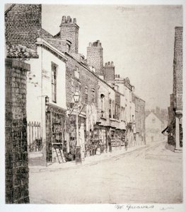 Duke Street, Chelsea, Londyn, 1873 autorstwa Walter Greaves