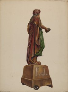 Rysunek sklepu z cygarami, c. 1937. autorstwa Walter Hochstrasser
