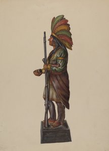 Sklep z cygarami Indian, ok. 1930 r. 1936.