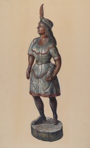 Sklep z cygarami Indian, ok. 1930 r. 1937.