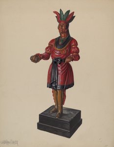 Sklep z cygarami Indian, ok. 1930 r. 1937.