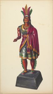 Sklep z cygarami Indian, ok. 1930 r. 1937.