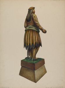 Sklep z cygarami Indian, ok. 1930 r. 1937. autorstwa Walter Hochstrasser