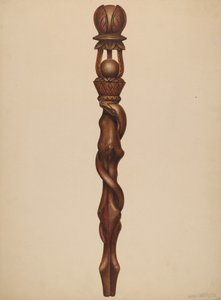 Rzeźba drwala z berłem, ok. 1930 r. 1938.