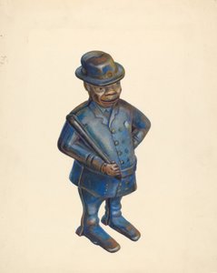 Bank Zabawek: Policjant, ok. godz. 1939. autorstwa Walter Hochstrasser